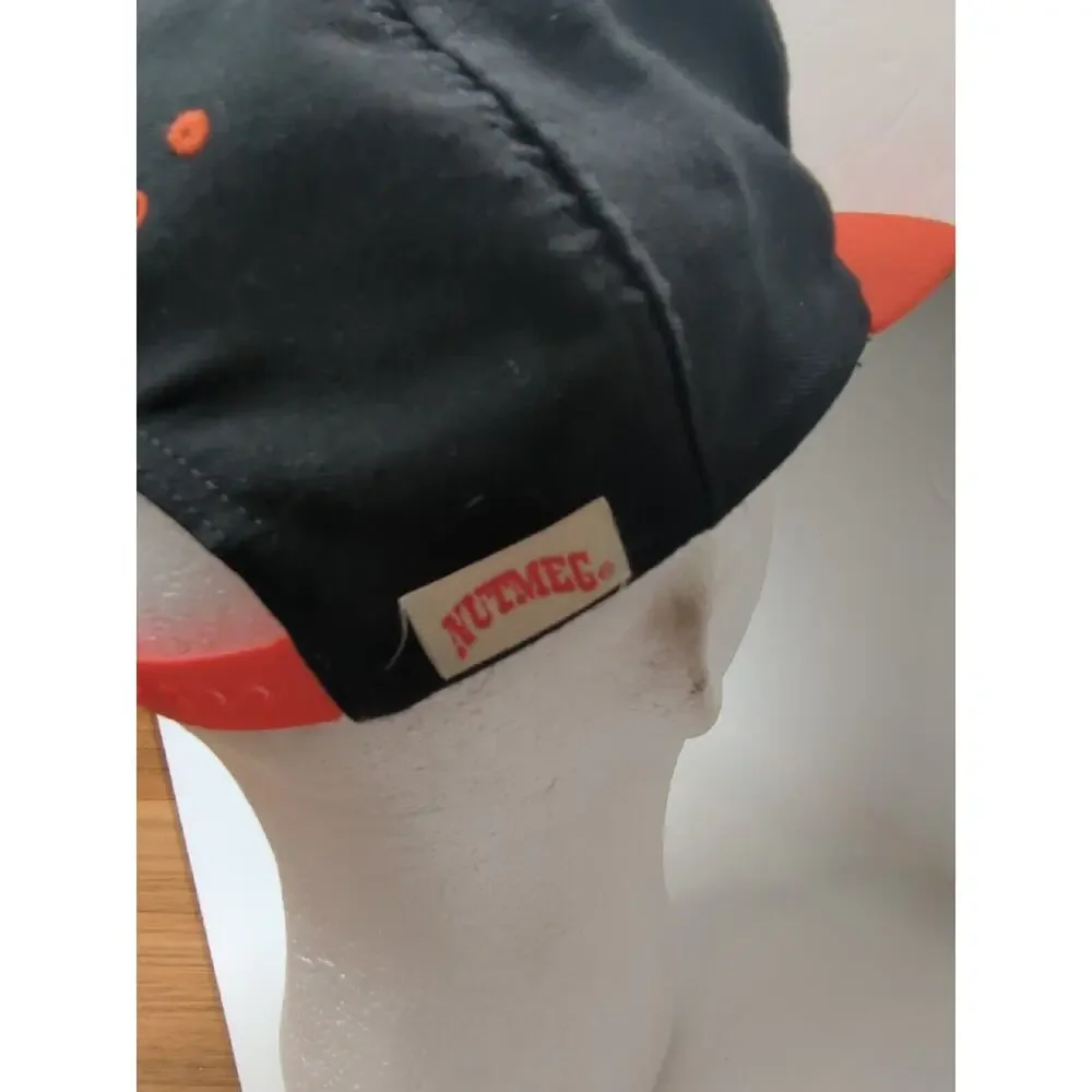 Cal Ripken‎ Jr #8 Baseball Hat Vintage Snap Back By Nutmeg Mills, Embroidered.